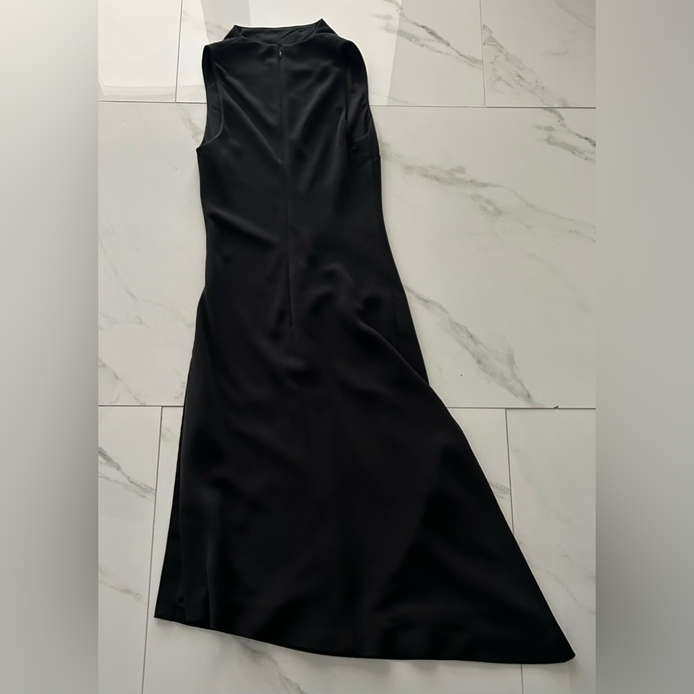 Third Form Black Asymmetric Midi Dress - Picture 4 of 8